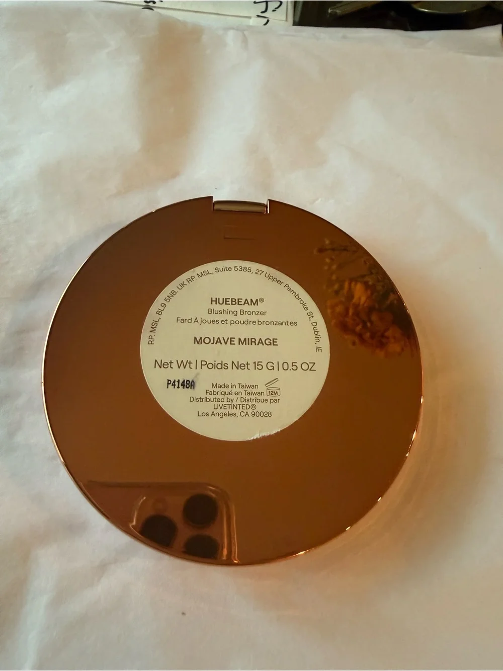 Radiant cool toned Pink Tinted Blush Duo